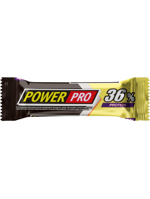 Power Pro  Протеиновый батончик POWER PRO 36% белка  60г Тоффи