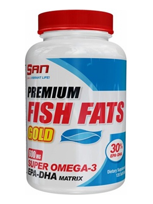 SAN Premium Fish Fats Gold 120 softgels