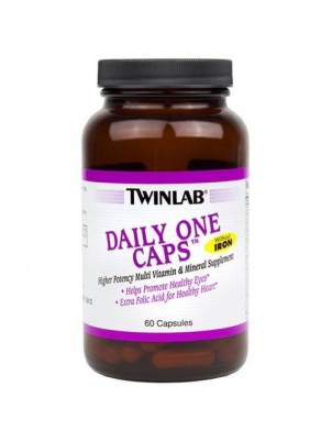 TwinLab Daily One Caps without Iron 60 tab