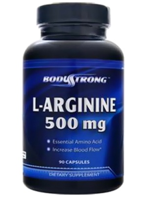 Body Strong L-Arginine 500mg 180 капс.