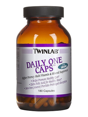 TwinLab Daily One Caps with iron 180 cap 180 капсул