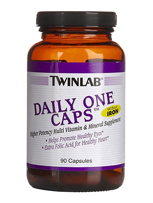 TwinLab Daily One Caps without iron 180 cap 180 капсул