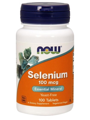 NOW  Selenium 100mcg 100 tab