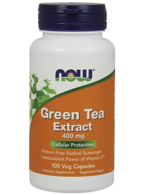 NOW  Green Tea Extract 400mg 100 cap 100 капс.