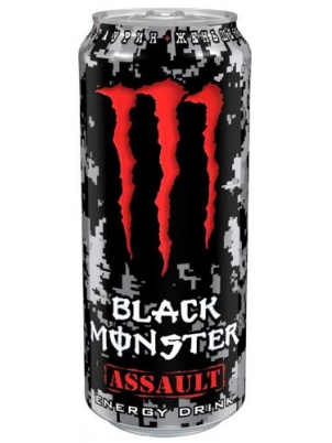 Monster Energy Black Monster Assault 500ml 0,5 л.