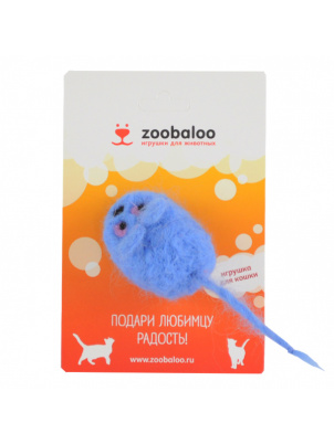 Zoobaloo Шерстяная мышь Эмма 6см 