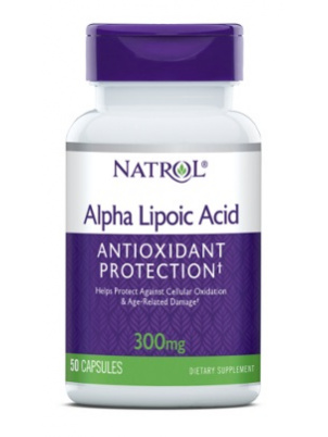 Natrol Alpha Lipoic Acid 300mg 50 капс.