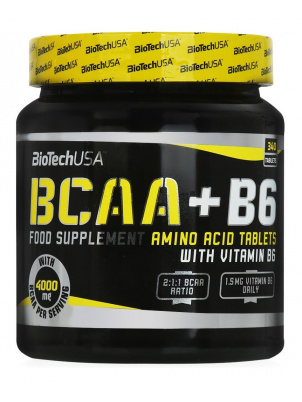 BioTech BCAA + B6 340 tab 340 таблеток