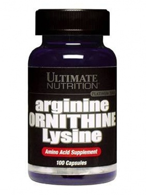 Ultimate Nutrition Arginine-Ornithine-Lysine 100 cap 100 капсул