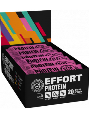 EFFORT Протеиновый батончик Protein 20шт х 60гр Дыня-Клубника
