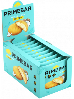 Prime Kraft Протеиновое печенье PrimeBar Кокос 10x35g