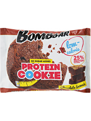 Bombbar  Низкокалорийное протеиновое печенье 40g Шоколадный брауни 40 г