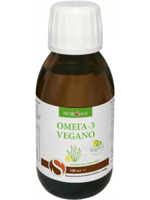 NORSAN ОМЕГА-3 Vegan со вкусом лимона 100 мл