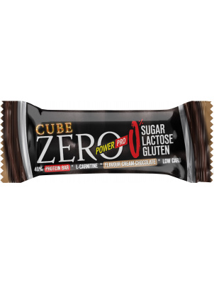 Power Pro  Батончик ZERO CUBE 40% белка Без сахара 50г Шоколад