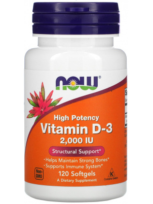 NOW  NOW / Vitamin D-3 2000 ME 120 cap