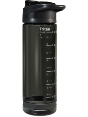 Be First Бутылка для воды 750 мл ТРИТАН, черная  (WB09NL)