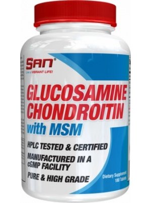 SAN Glucosamine Chondroitin MSM 180 tab 180 таблеток