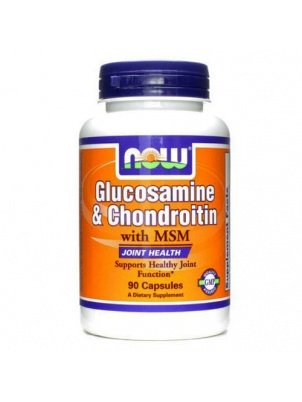 NOW  Glucosamin & Chondroitin MSM 90 cap 90 капсул