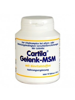 Про Виста АГ (Германия)  Cartila Gelenk MSM 90 tab 90 таблеток