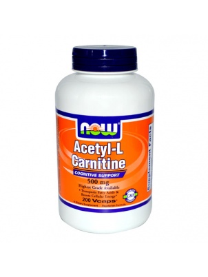 NOW  Acetil-L-Carnitin 200 cap 200 капсул