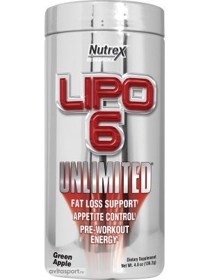 Nutrex Lipo-6 Unlimited Powder 150g 60 serv 150 г