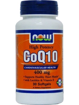 NOW  CoQ-10 400mg 30 softgels