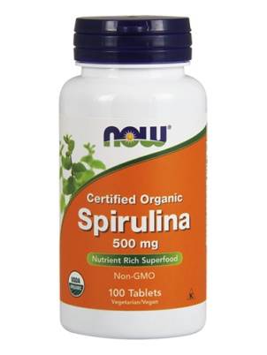 NOW  NOW / Spirulina 500mg 100 tab