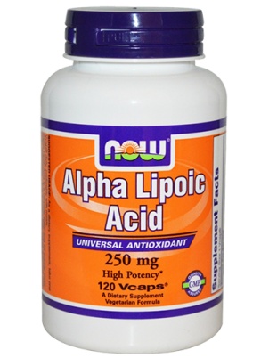 NOW  Alpha Lipoic Acid 250mg 120 cap 120 капс.