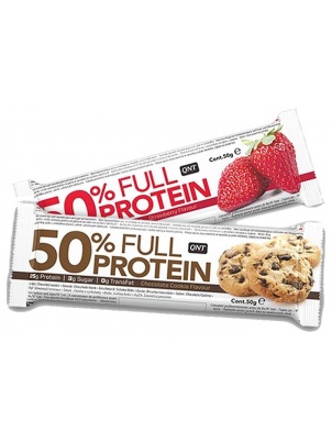 QNT 50% Full Protein Bar Box 12 x 50g