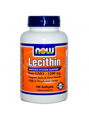 NOW  Lecithin 1200 mg 100 softgels