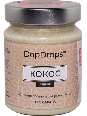 DopDrops Кокосовая паста c протеином 265g