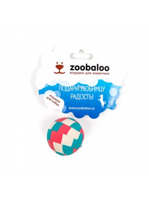 Zoobaloo Мяч прыгун прозрачный средний 3,5 см, арт. 303 