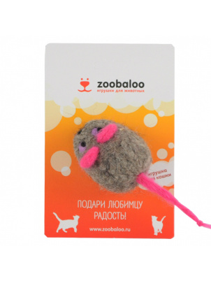 Zoobaloo Шерстяная мышь Эмма 6см
