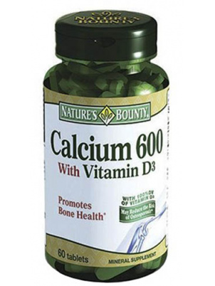 Natures Bounty Кальций 600 с витамином D 60 таб