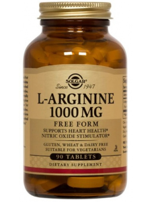 Солгар L-Аргинин 1000 мг 90 таб
