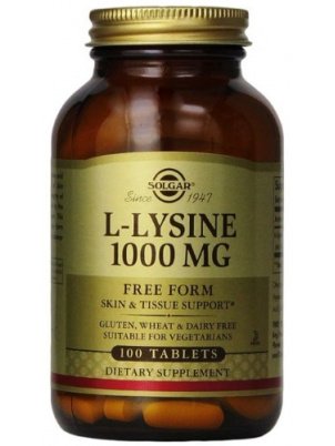 Солгар L-Лизин 1000 мг 50 таб