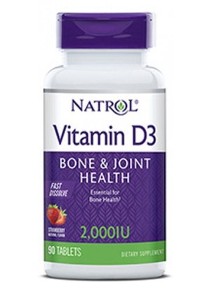 Natrol Vitamin D3 2.000 ME 90 tab