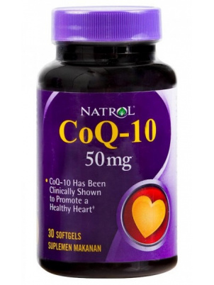 Natrol CoQ-10 50mg 30caps