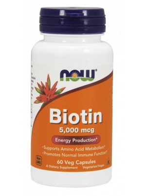NOW  Biotin 5000mcg 60 cap