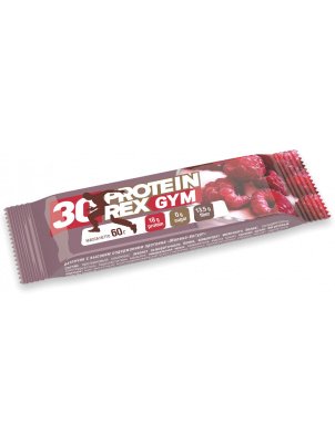 ProteinRex Протеиновый батончик 30%  GYM 60g  Малина-йогурт