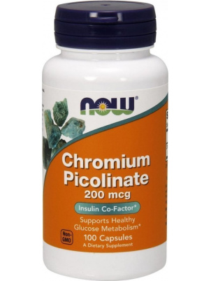 NOW  Хром (GTF Chromium) 200 mcg 100 tab