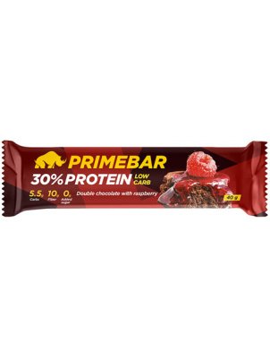 Prime Kraft 32% Protein Low Carb двойной шоколад с малиной 40g 40 г