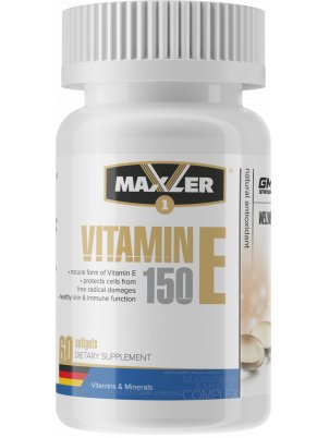 Maxler Vitamin E Natural form 150mg 60 softgel