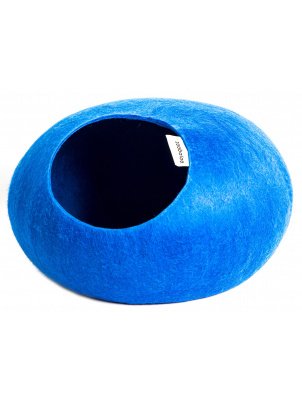 Zoobaloo Домик-слипер, круглый, размер S, без ушек, синий арт.810 