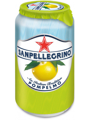 San Pellegrino Газированный напиток Pompelmo, Грейпфрут 330мл