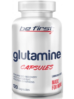 Be First Glutamine capsules 120 cap