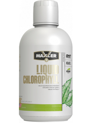 Maxler Liquid Chlorophyll Vegan Product 450ml Natural Mint