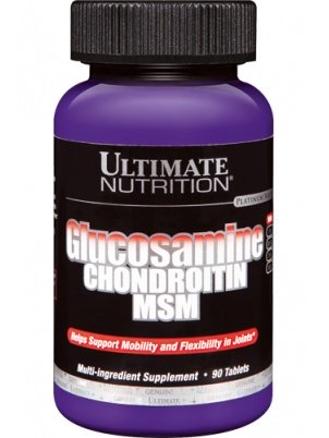 Ultimate Nutrition Glucosamine & Chondroitin & MSM 90 tab 90 таблеток