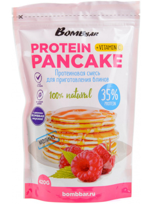Bombbar Protein Pancake Протеиновая смесь для приготовления блинов 420g Малина 420 г