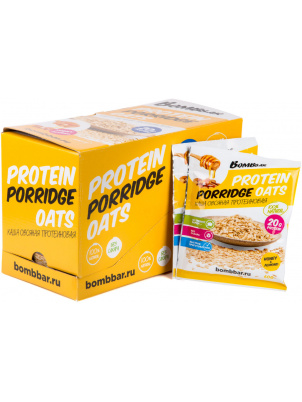 Bombbar Protein Porridge Oats 15 x 60gr Медовый 15 шт.